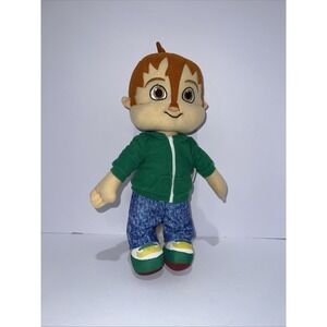 2017 Bagdasarian Alvin and the Chipmunks THEODORE Plush 15" Green Hoodie